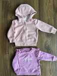 Dwie bluzy niemowlęce dla dziewczynki 3-6M