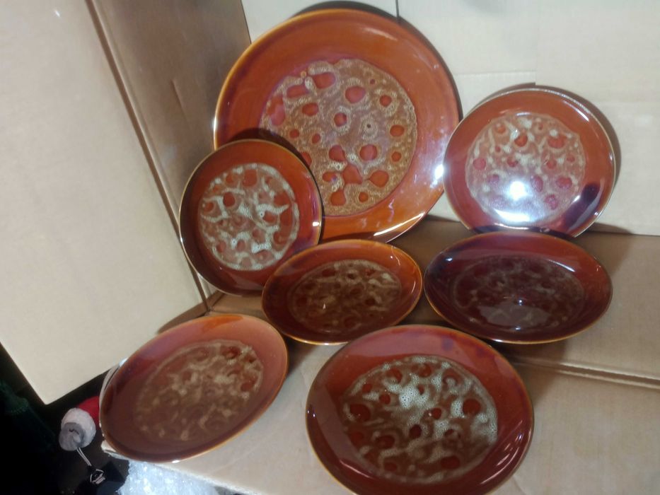 porcelit pruszków talerzyki plater