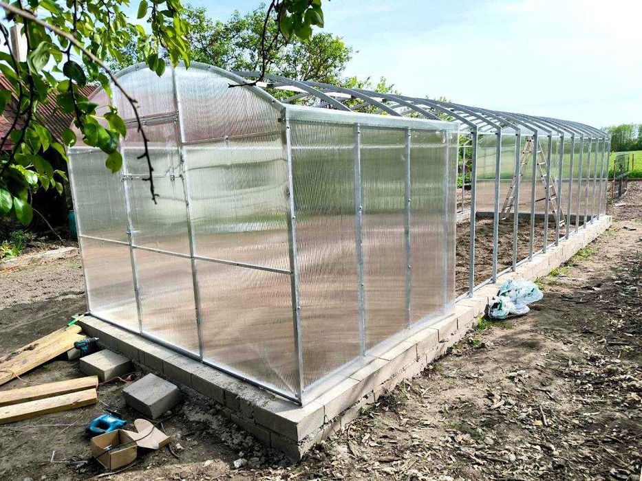 Szklarnia z poliwęglanu 3x4 WYSOKA na stanie 3x6 3x8 3x10 3x12+GRATISY
