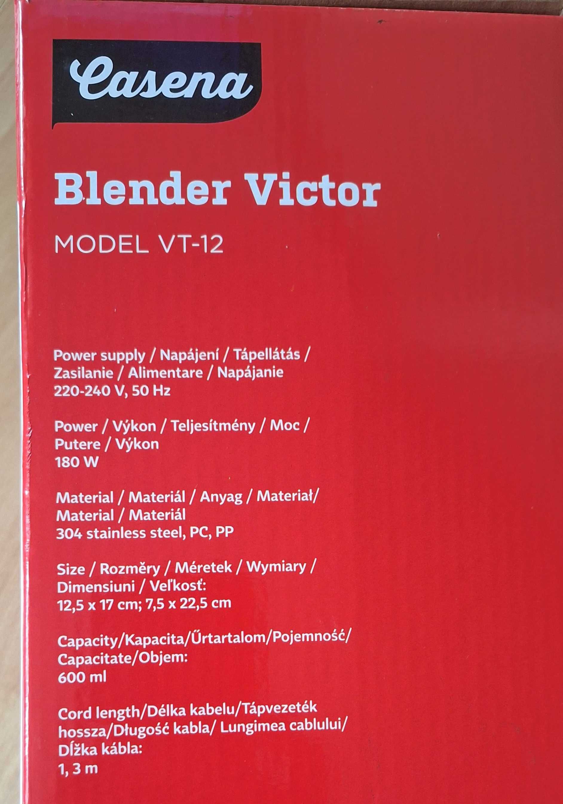 Blender z dwoma butelkami. CASENA