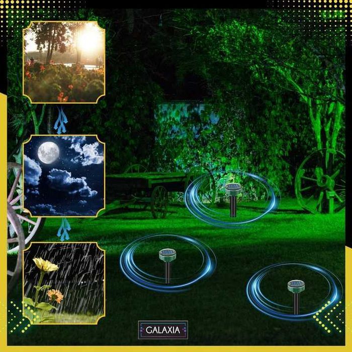 8X SILNY ODSTRASZACZ NA KRETY Kuny Myszy Szczury Solarny Ultradźwięk