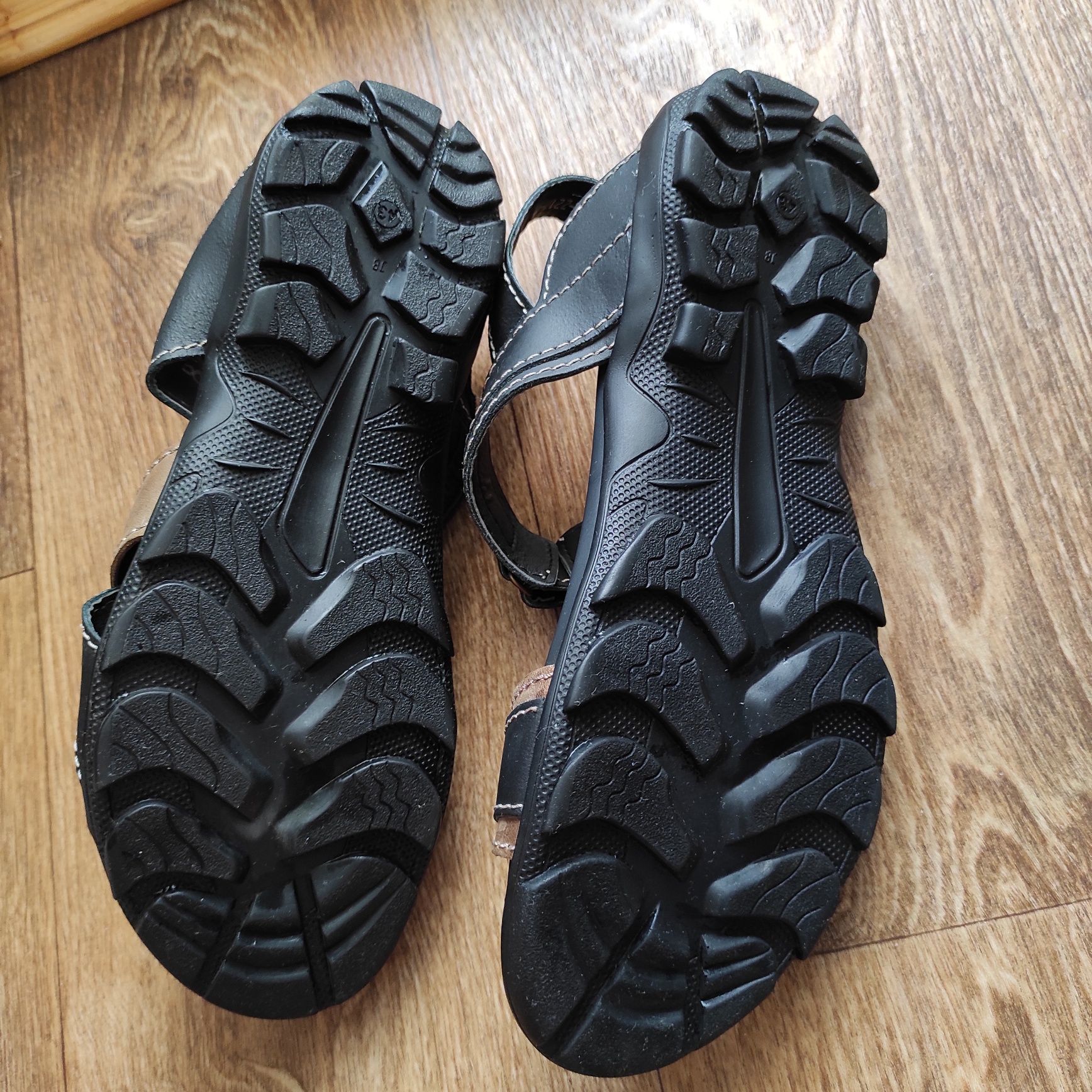 Кожаные мужские босоножки сандалии, 43 размер (28 см)