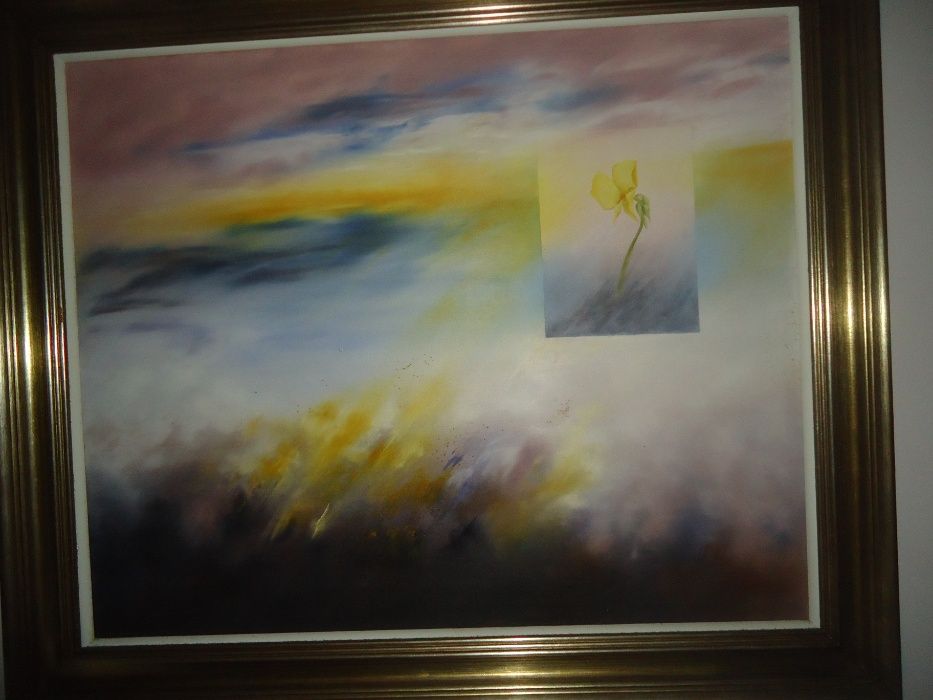 Quadro Pintura a óleo sobre Tela Assinado