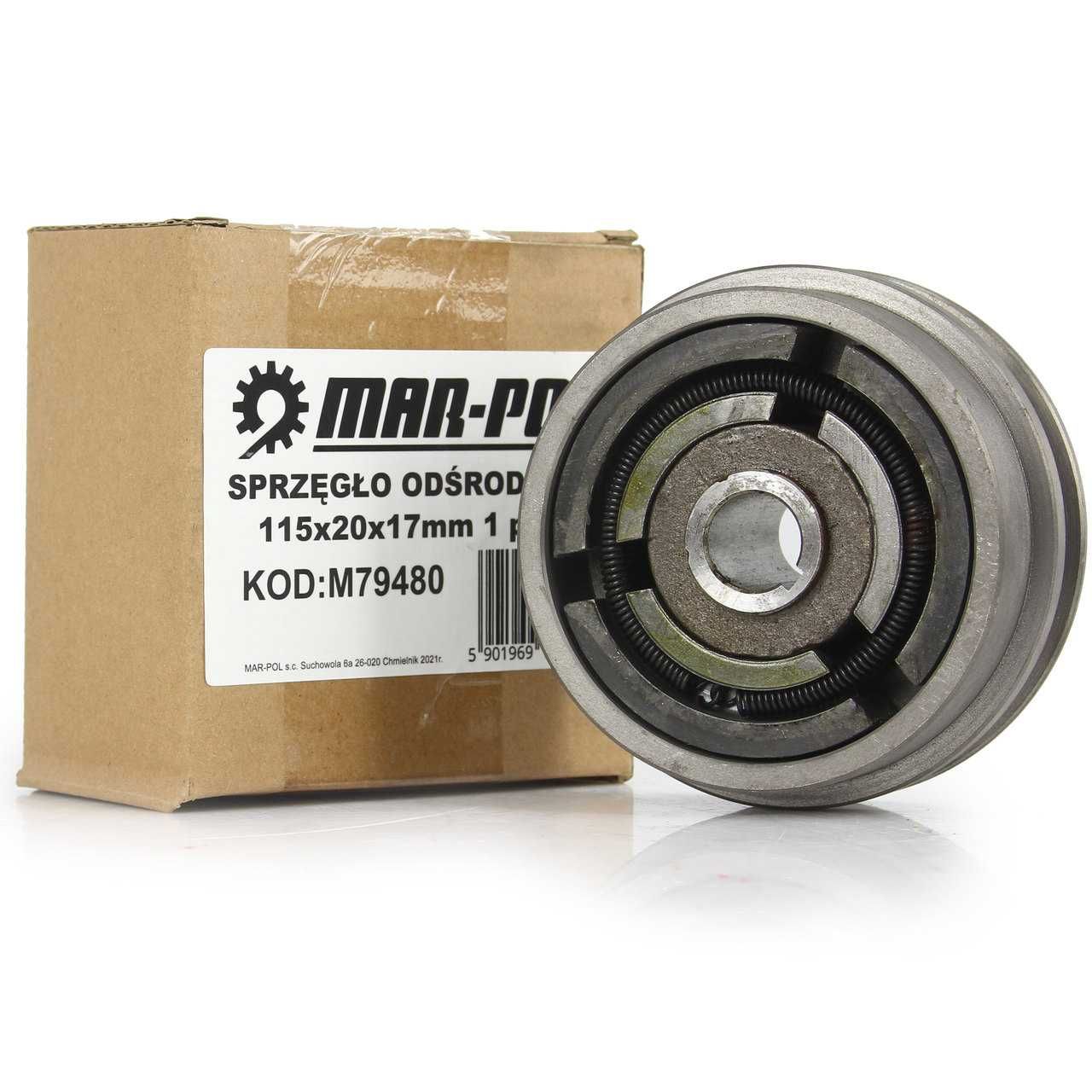 Koło pasowe SPRZĘGŁO ODŚRODKOWE 115 x 19 mm 115 x 19 mm 1 pasek 2135
