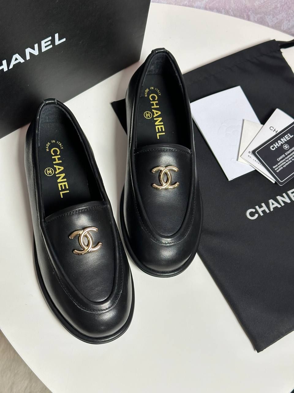 Лофери туфлі шанель Chanel