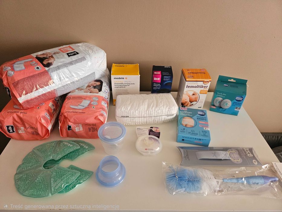 Zestaw wyprawka poporodowy  dla mamy laktacja Femaltiker Canpol Bella