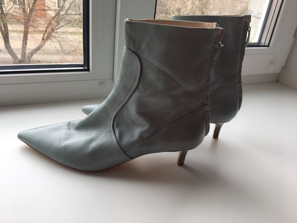 Ботильоны шкіряні Zara 37розмір