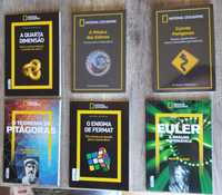 Coleção livros e revistas O mundo é matemático National Geographic