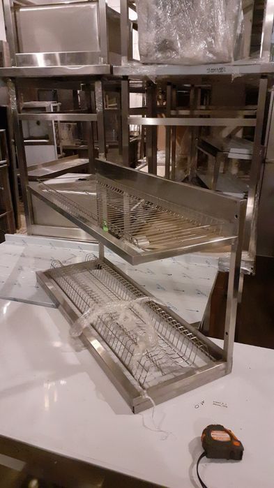 Стіл нержавійка 1200*600 борт полка