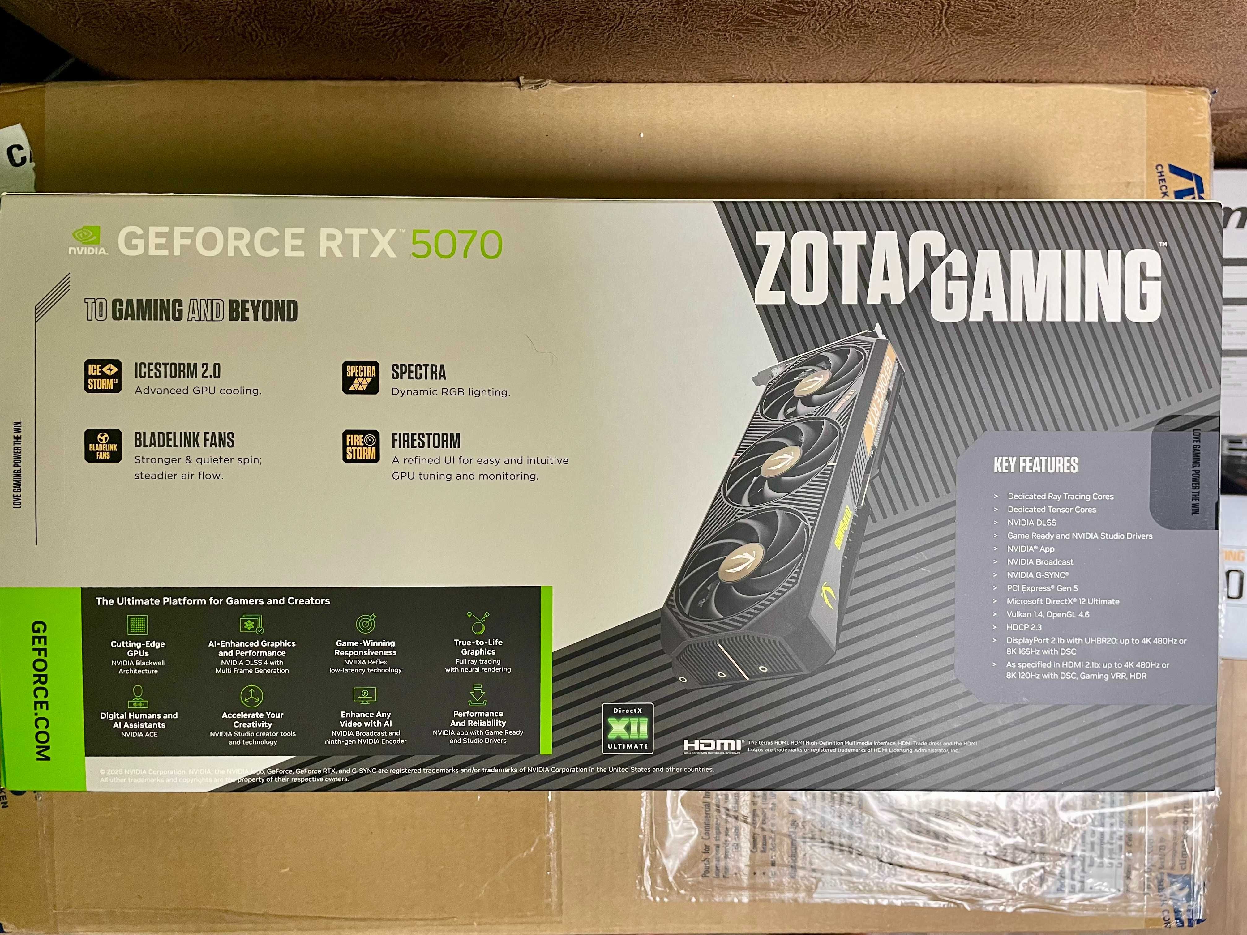 Placa grafica ZOTAC Gaming GeForce RTX 5070 Solid 12 Go