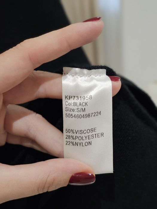 ‼️Sandro біла тепла кофта з декольте вовна 37%