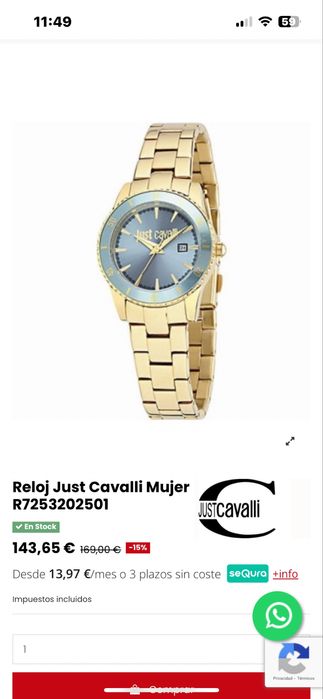 Just Cavalli Clock Годинник