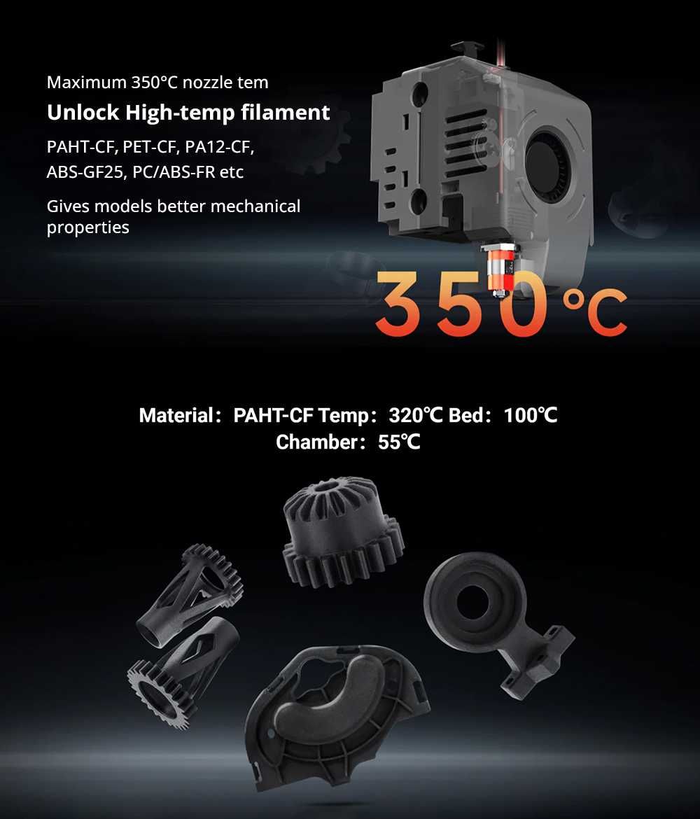 3D-принтер QIDI Tech Q1 Pro, 350°C, процесор Cortex-A53