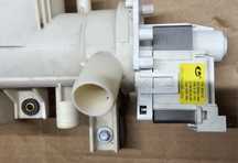 Silnik pompy odpływowej wraz z filtrem fo pralki Elektrolux EWS126540W