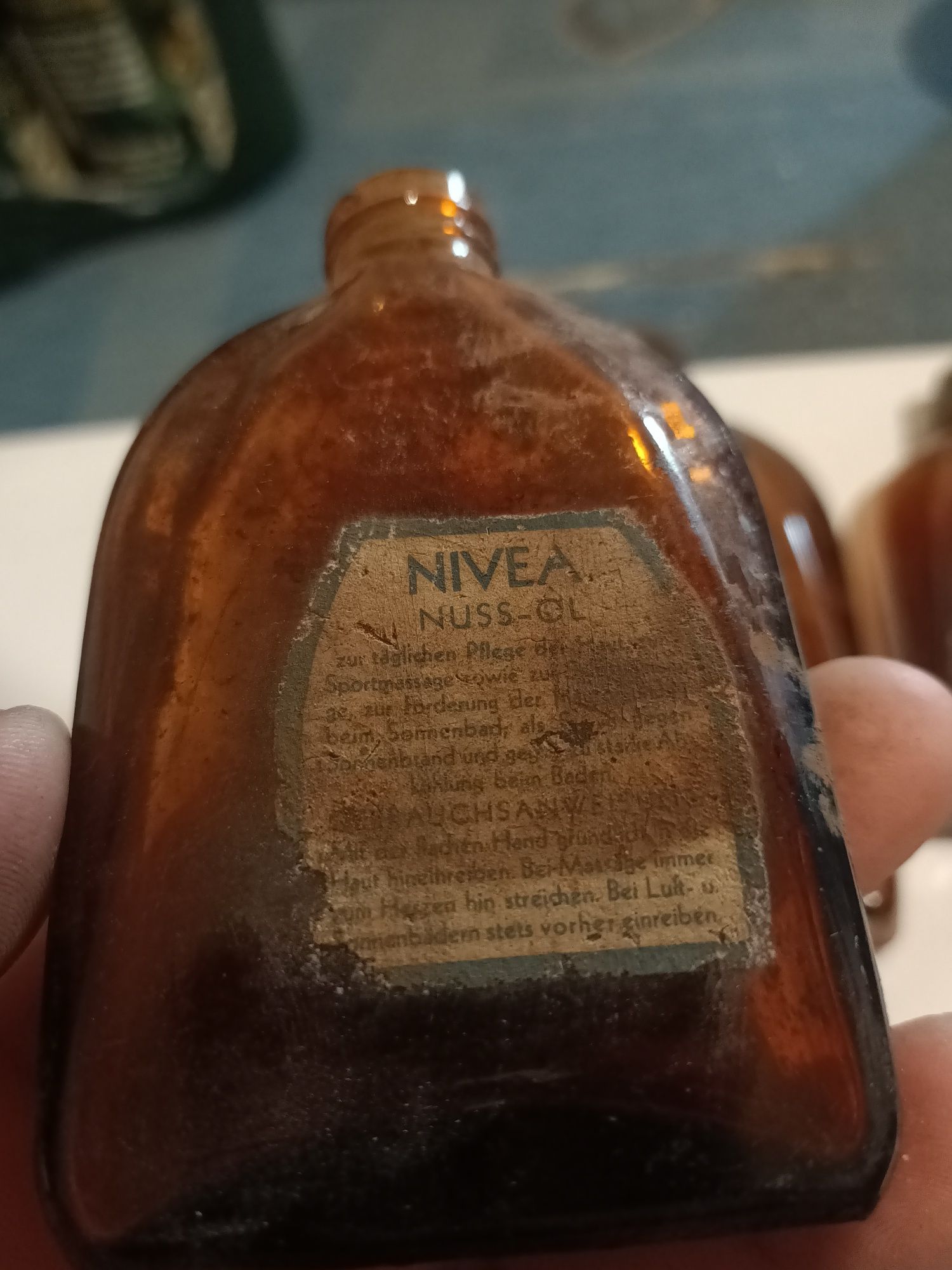 Zestaw butelek Nivea przedwojenne II Ws