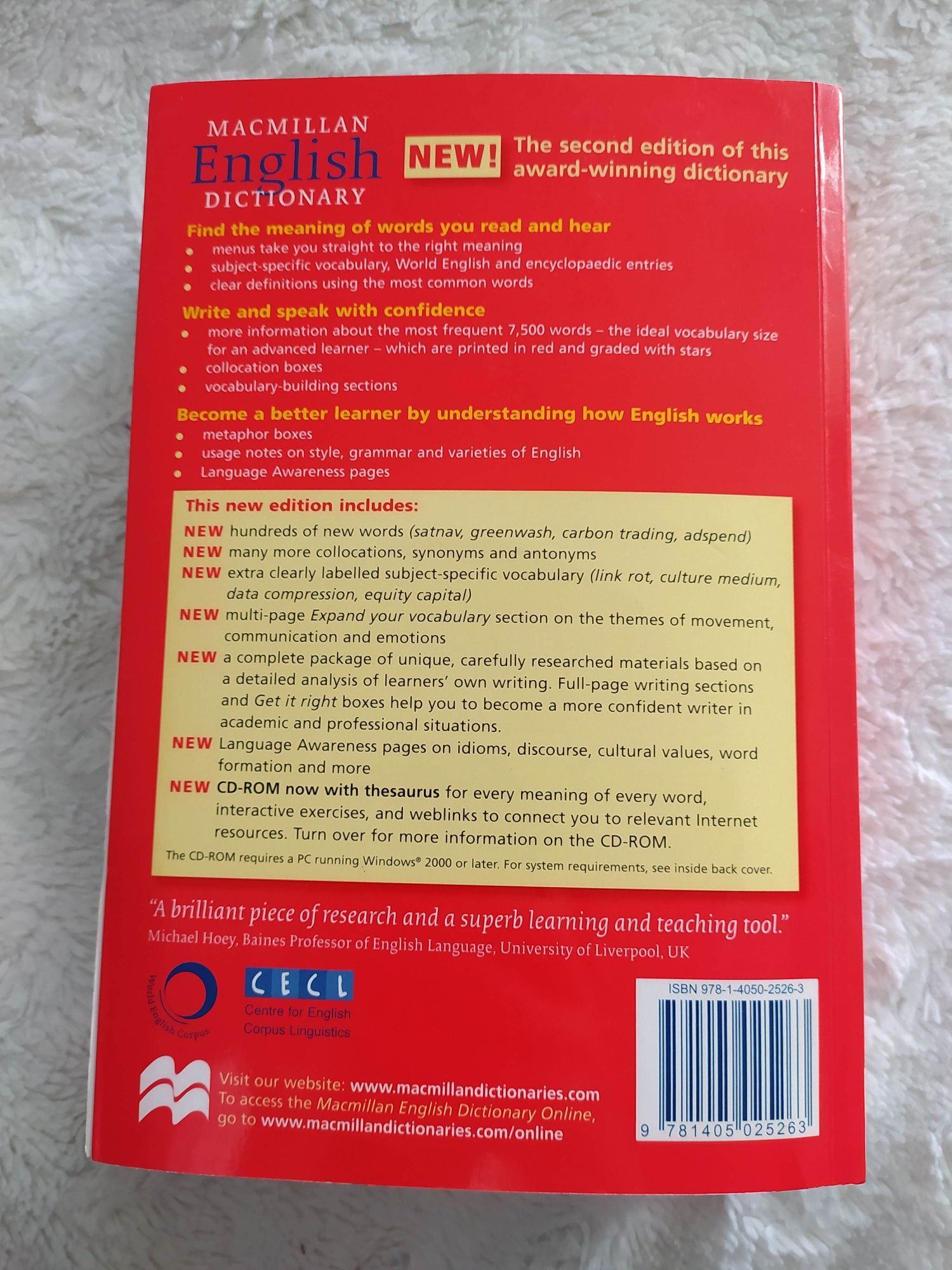 Macmillan English Dictionary for Advanced Learners