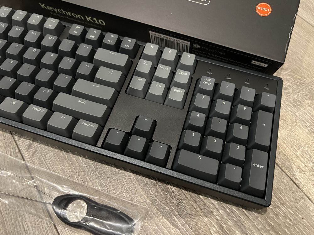 Механічна клавіатура Keychron K10 RGB Aluminum Frame