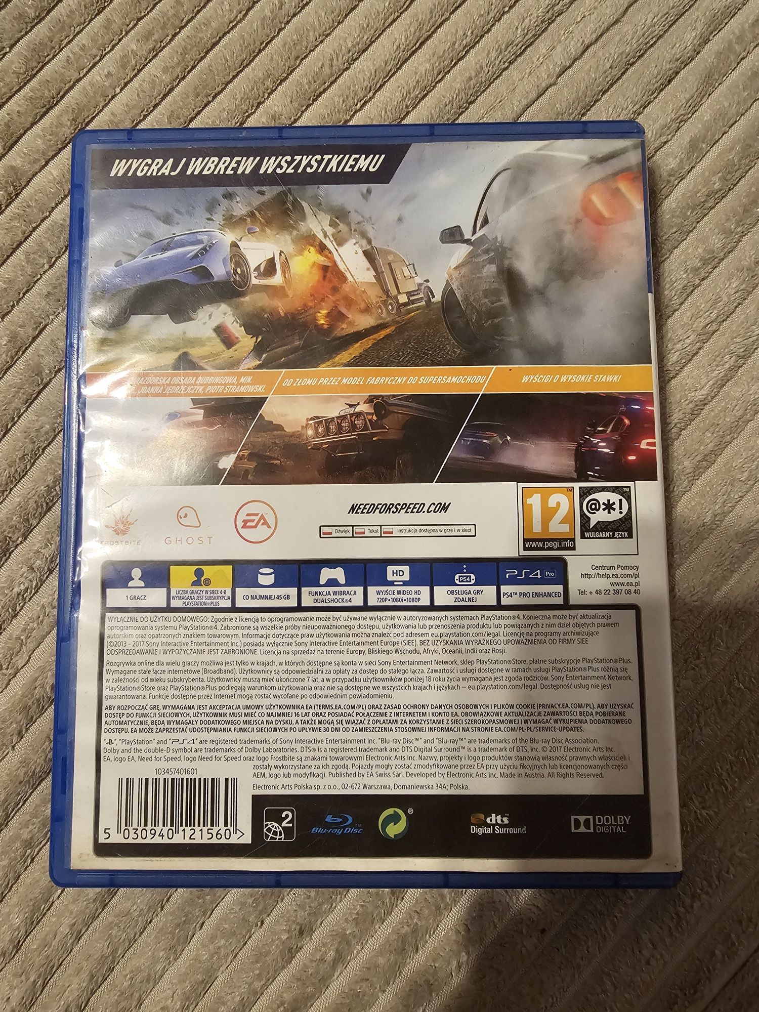 Need for speed payback po polsku ps4 ps5 PlayStation