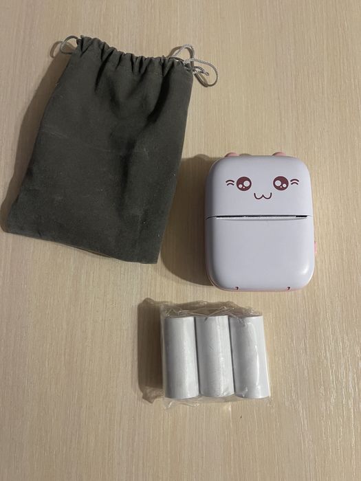 Міні принтер з папіром