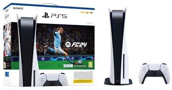 PLAYSTATION 5 + HRA EA SPORTS FC 24. гра в подарунок