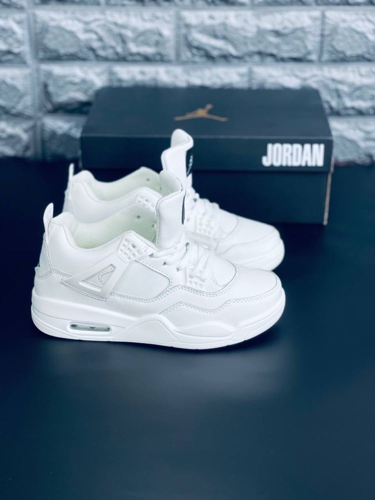 Мужские кроссовки Jordan 4 Retro Премиум Кожа! Джордан Ретро 36-46