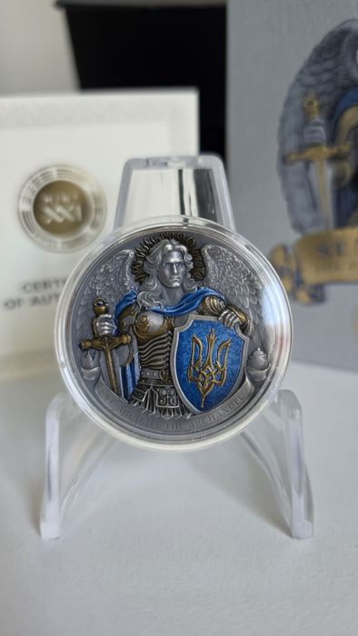 Серебро Архістратиг Михаїл Срібло Архистратиг Михаил 1 унция 31,1 грам