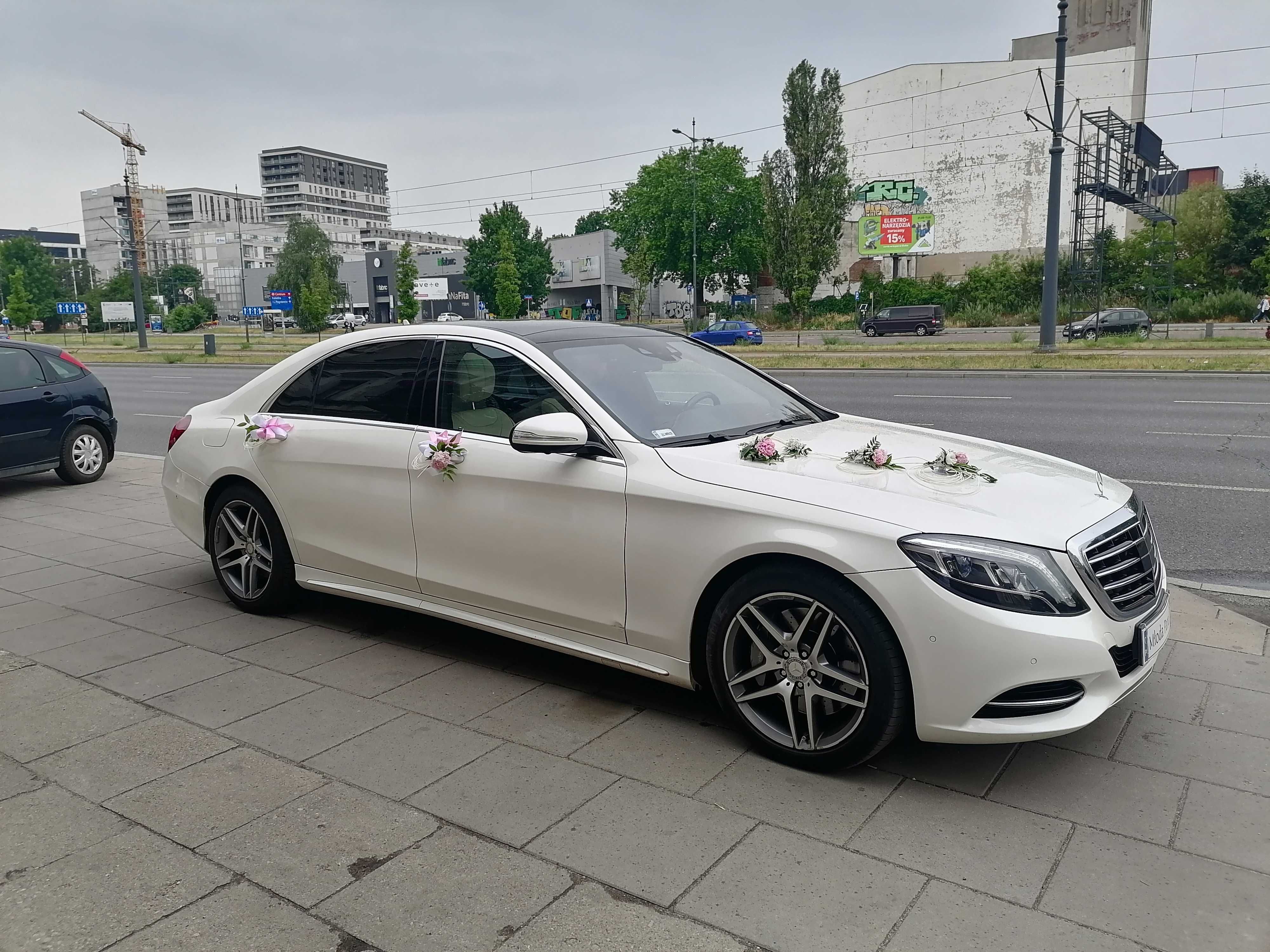 Mercedes S klasa 350 long - Auto do ślubu