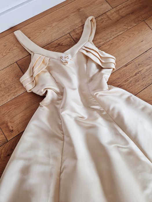 Ronald Joyce 44 2xl vintage długa sukienka suknia balowa slubna księżn