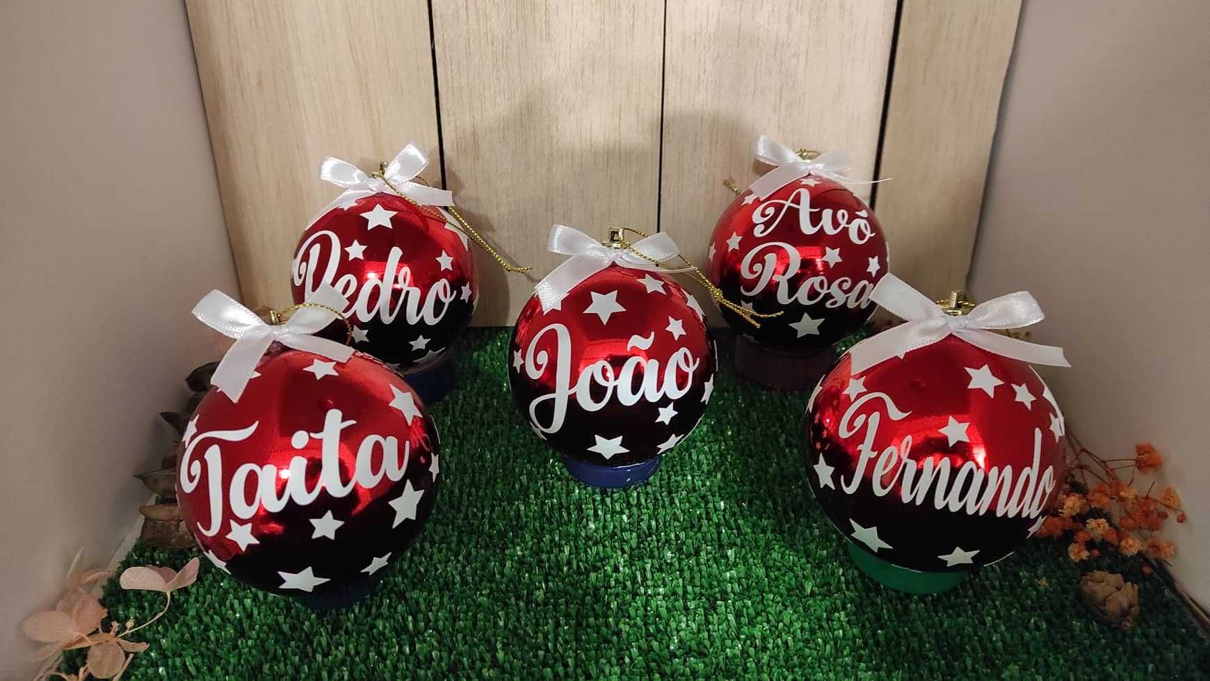 Bolas de natal  personalizadas