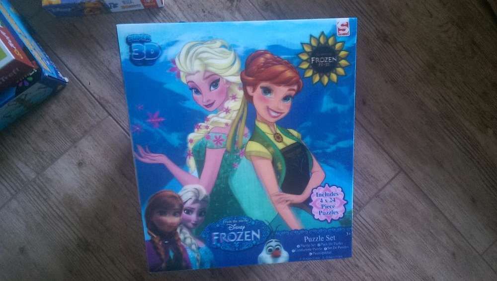 Puzzle Kraina Lodu Frozen 3D 4x24