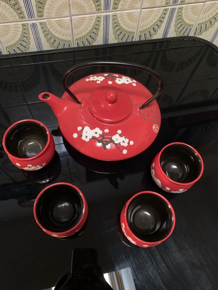 Conjunto de cha japonês