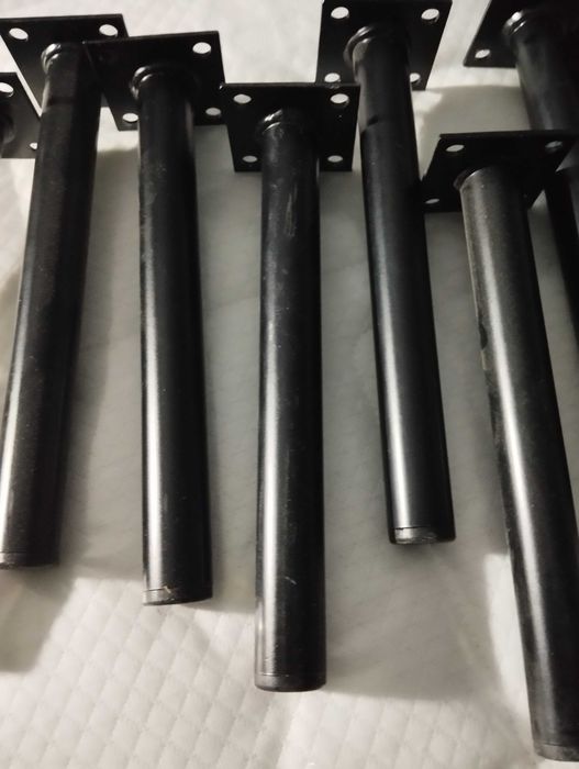 Noga nóżka do komody szafki metalowa czarna 18 cm