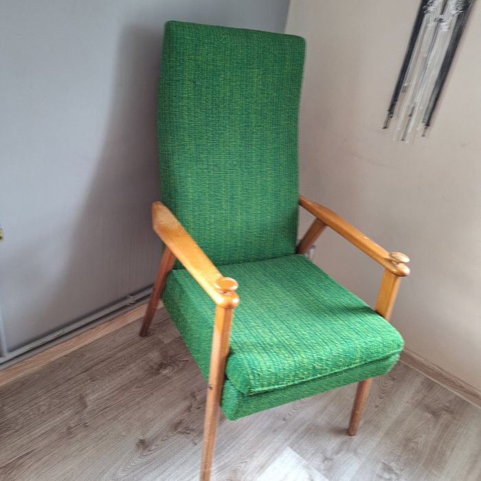 Fotel zielony Vintage