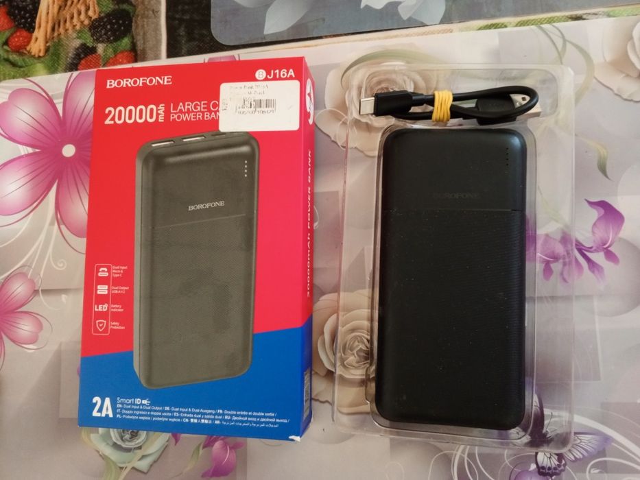 Продам новый повербанк borofone bank BJ16A