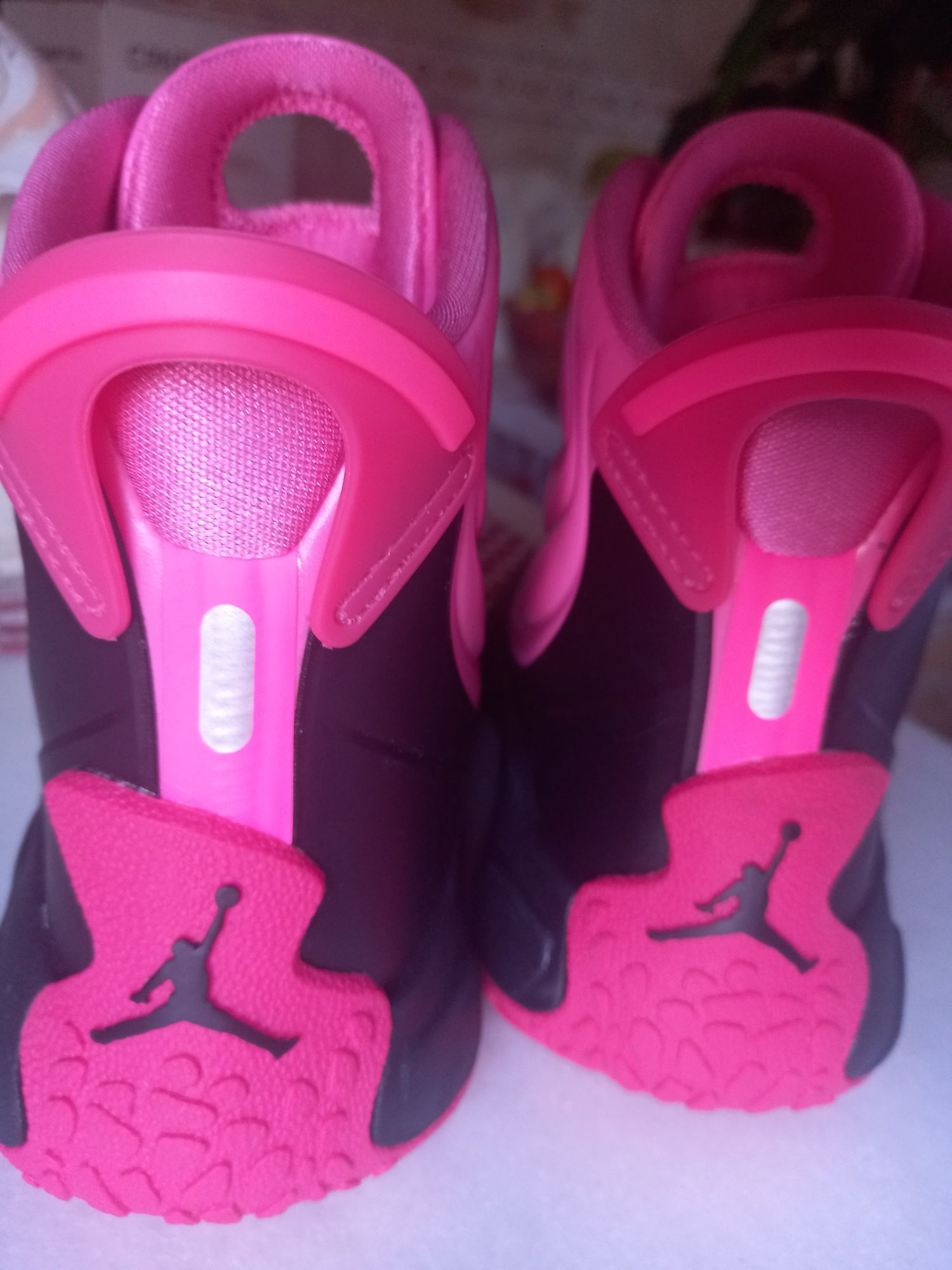Botas Nike Air Jordan Drip 23 Impermeável Rosa/Preto EU 31