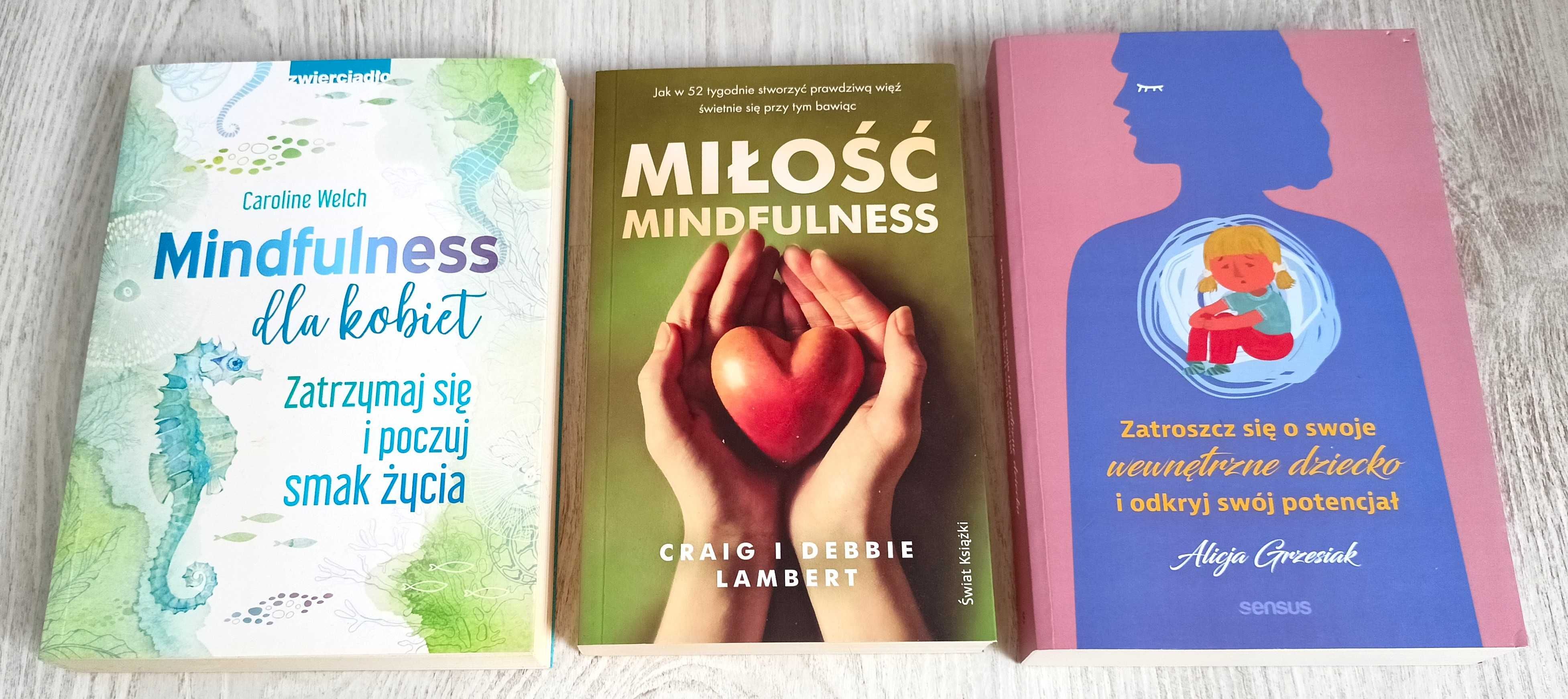 3x Lambert Miłość Welch Mindfulness dla kobiet Grzesiak Zatroszcz się