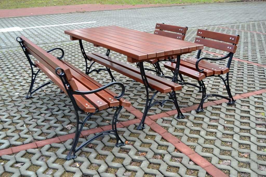 Komplety ogrodowe meble ławka miejska parkowa stół- stwórz swój zestaw