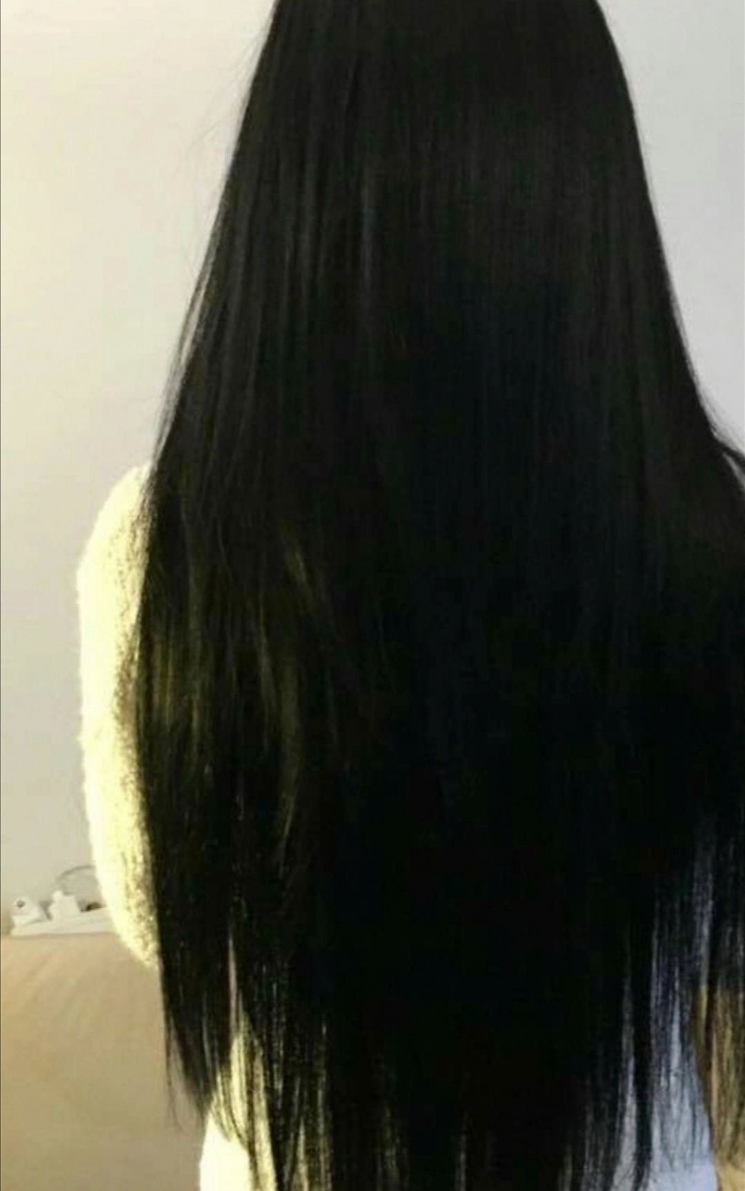 Włosy Clip in czarne 60cm długie cały komplet