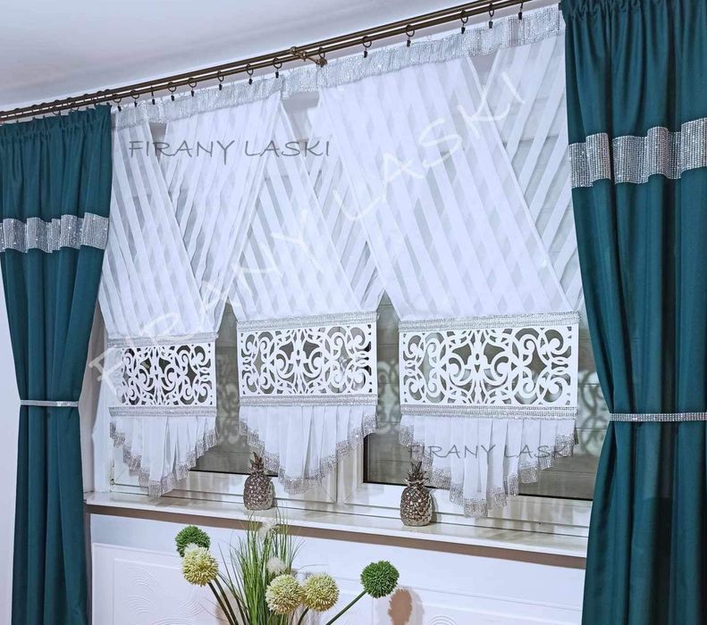 Panel 120x160 Ażur Ekran Firany do pokoju salonu