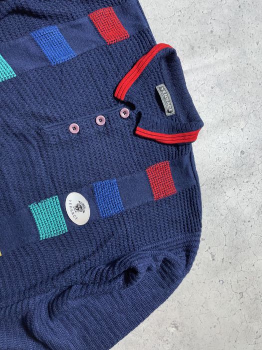 Мужска Винтажная Кофта Свитер Gianni Versace Jeans Couture L-XL Ориг