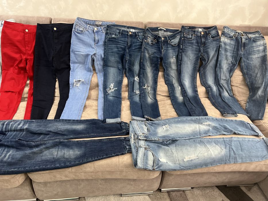 Лот вещи Джинсы скини мом XS цена за все