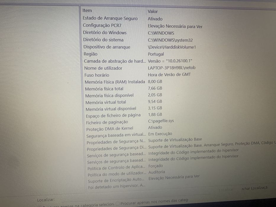 Notbook hp 250 euros