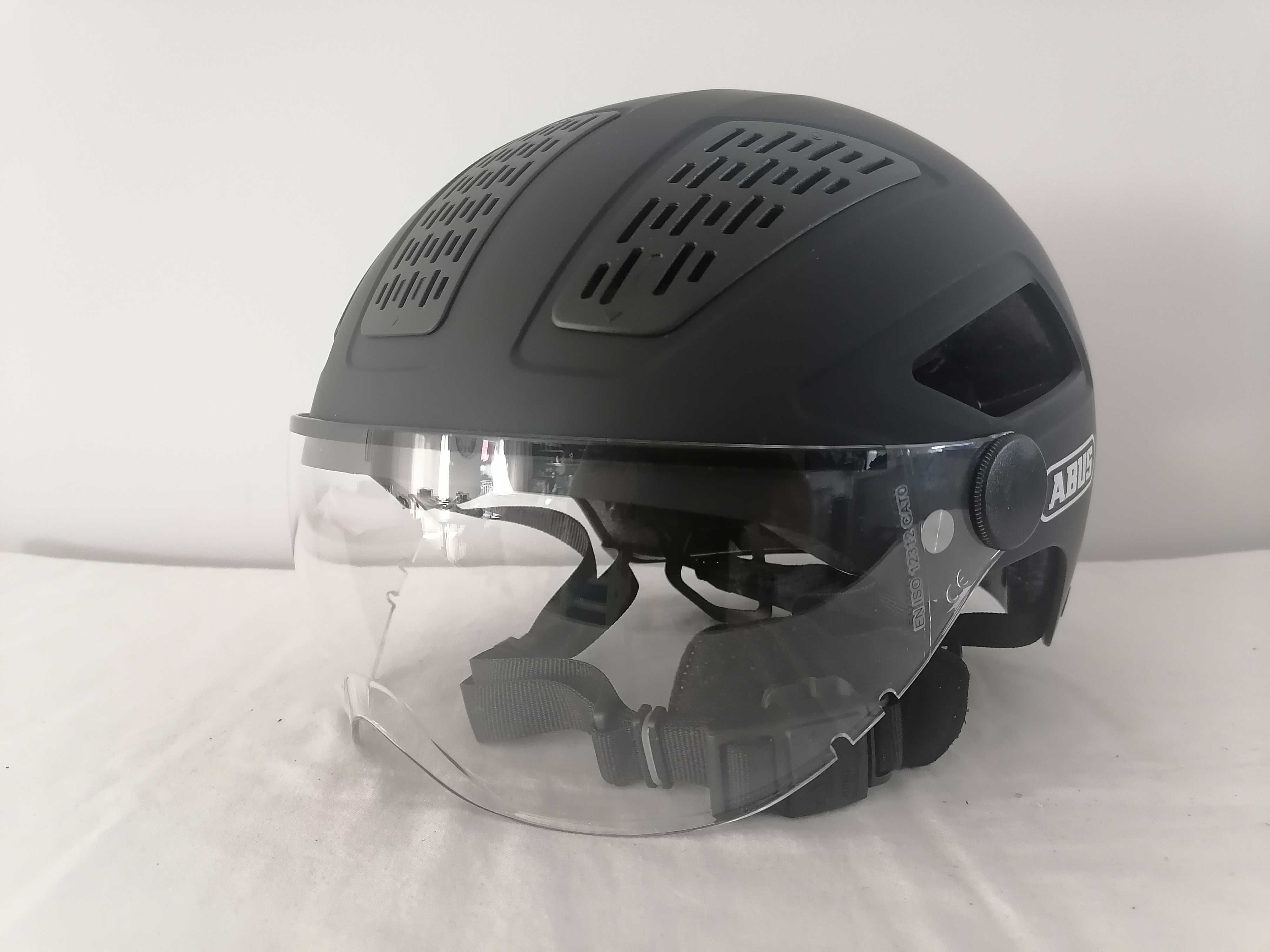Kask rowerowy Abus Hyban 2.0 Ace Velvet Black M 52-58cm