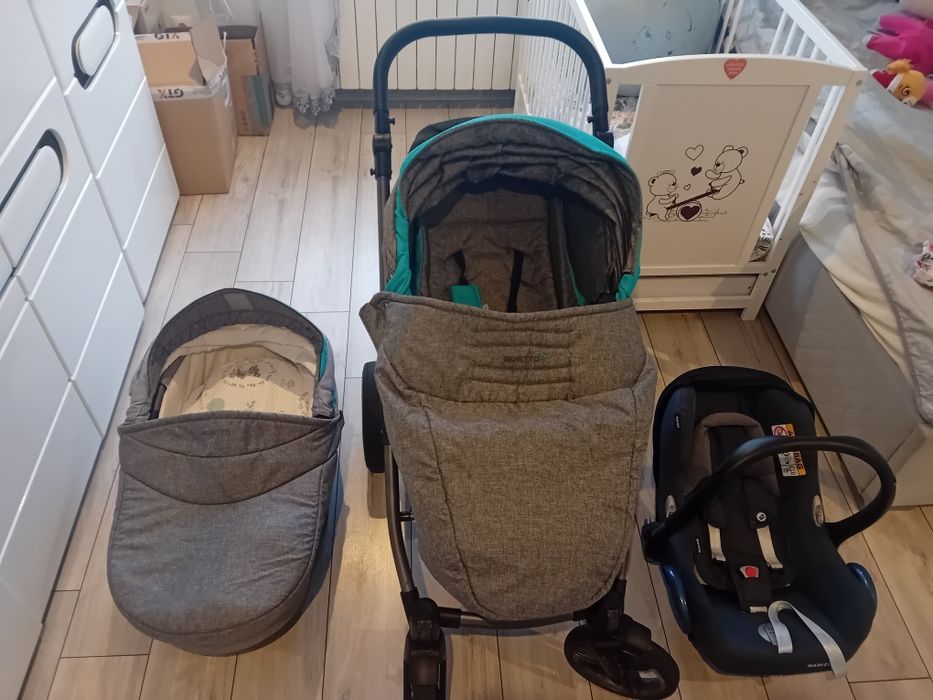 Wózek bebetto vulcano 2w1 + nosidełko maxi-cosi