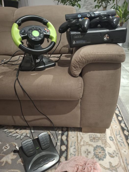 Xbox 360 2 pady kinekt kierownica gry