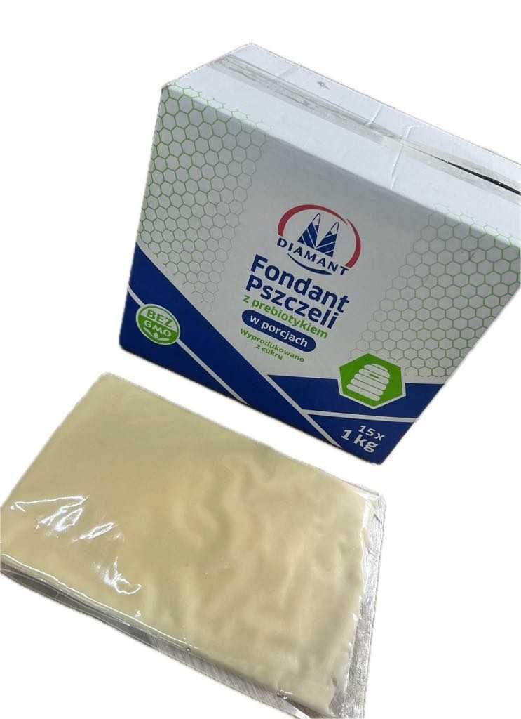 Ciasto pszczele Diamant porcjowane po 1kg  Paczka 1kg x10 sztuk