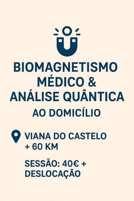 Sessão de cura com biomagnetismo ao domicílio