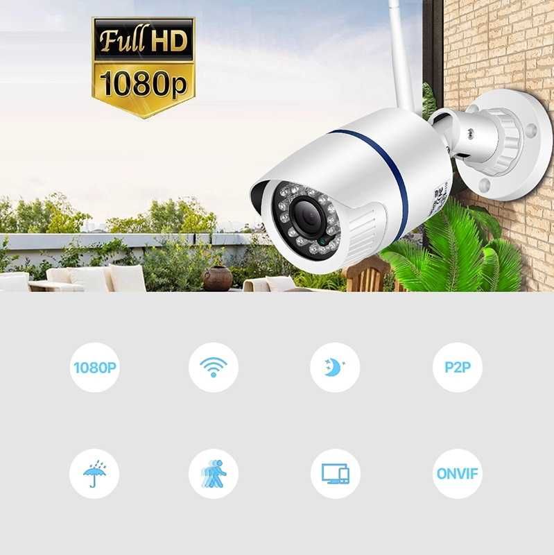 Bezprzewodowa Kamera Zewnętrzna IP Wifi Full HD