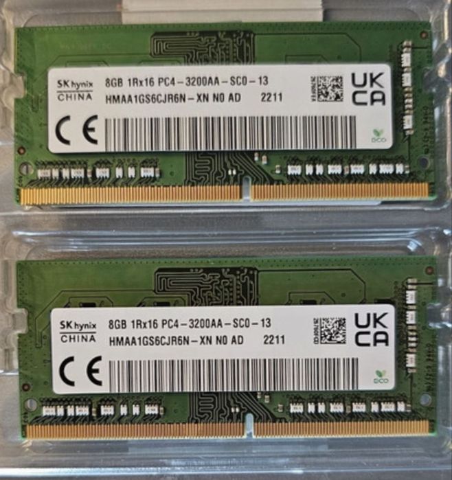 Pamięć ram 16GB DDR4 HYNIX 3200MHz HMAA1GS6CJR6N-XN