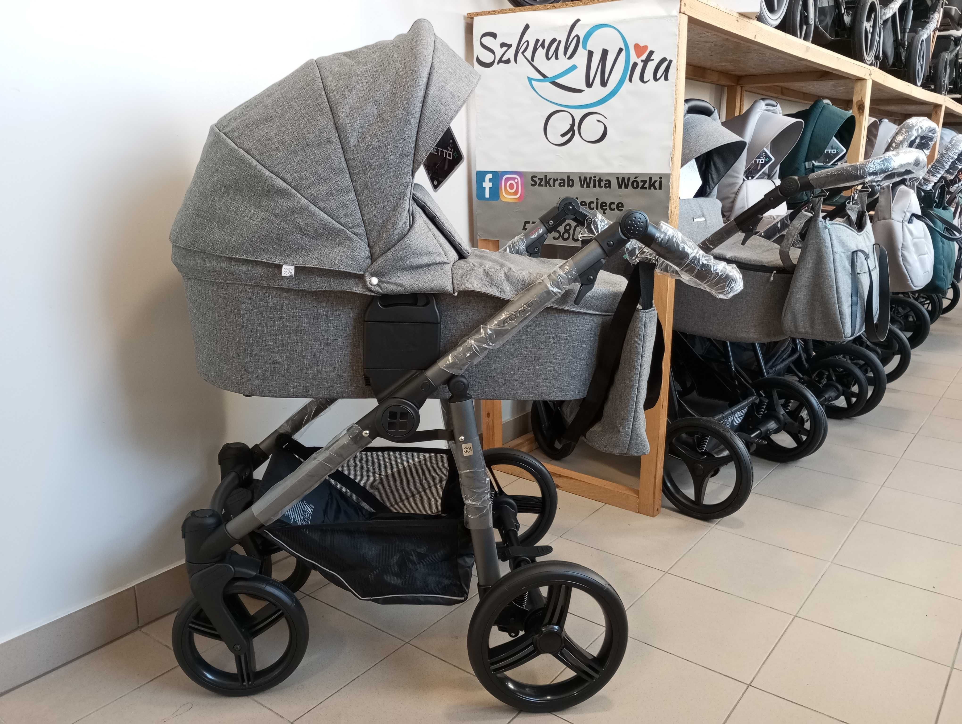 Bebetto Vulcano 2w1 Szkrab Wita Wózki Dziecięce